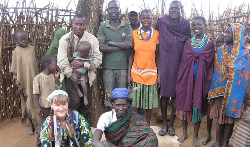 karimojong people near Kidepo Valley National Park