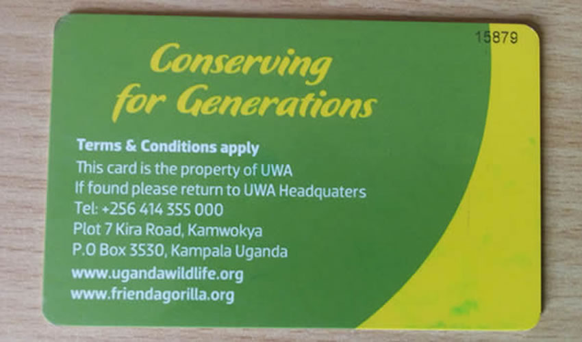 Uganda Gorilla Permit