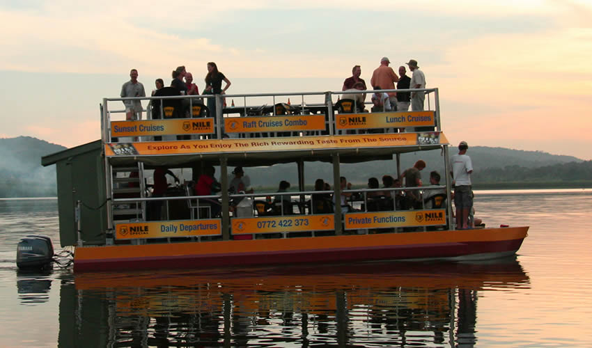 boat cruise is one of the Top 5 Tourist Activities in Jinja