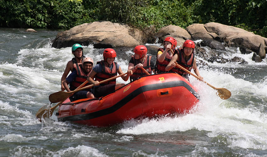 white water rafting on River Nile