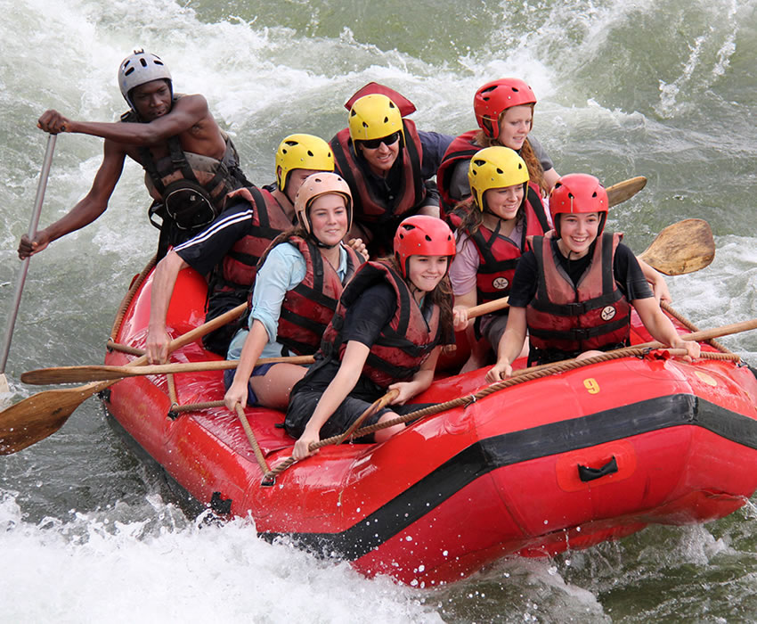 White Water Rafting on River Nile